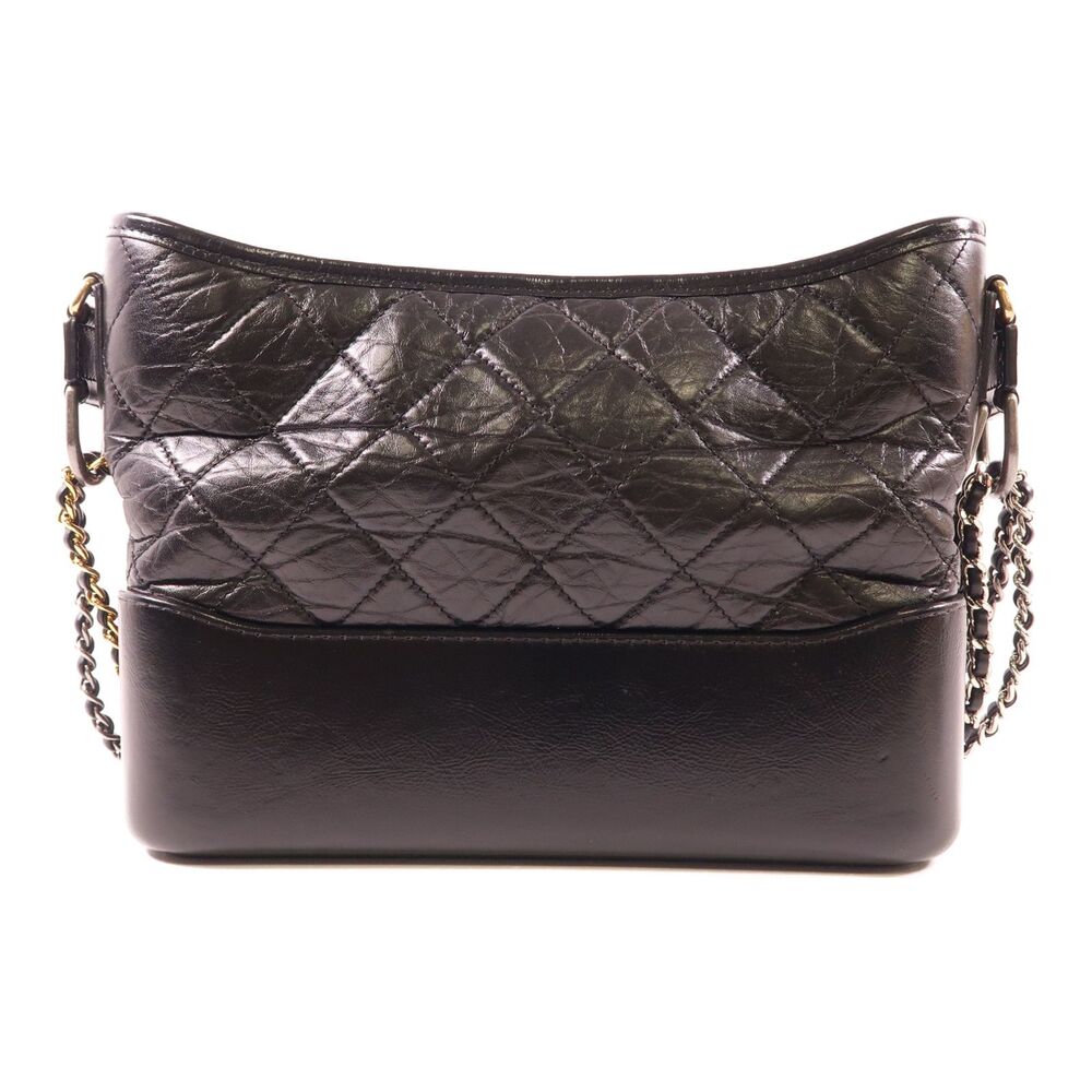✨🛍️ Chanel Small Black Quilted Leather Gabrielle Hobo Bag - Picture 2 of 11